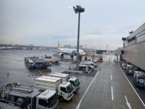 冬の成田空港